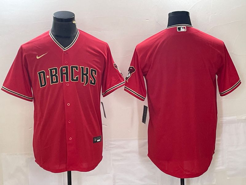 Men Arizona Diamondback Blank Red Game Nike 2023 MLB Jersey